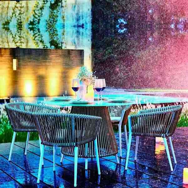 Outdoor Braided & Rope Coffee Set - Elemental
