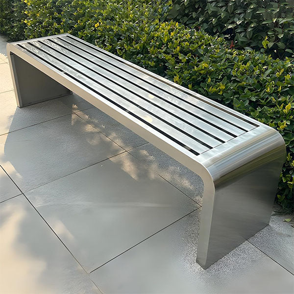 Cast Alluminum Outdoor Furniture -Garden Bench - Rivet