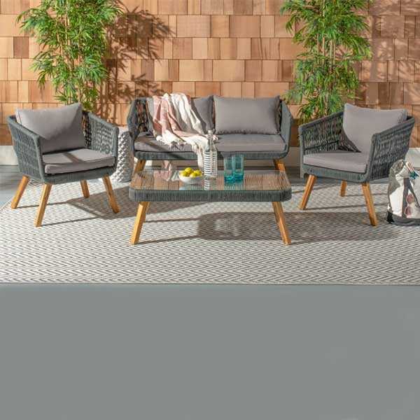 Outdoor Furniture Braided, Rope & Cord, Sofa - Lucia