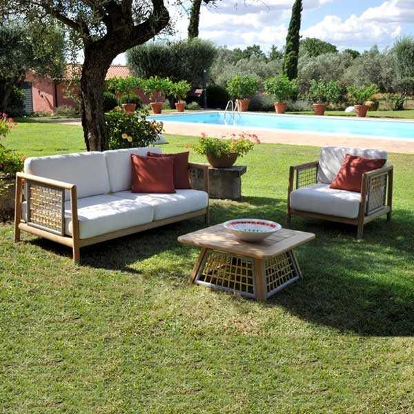 Outdoor Furniture Braided, Rope & Cord, Sofa - Quadra
