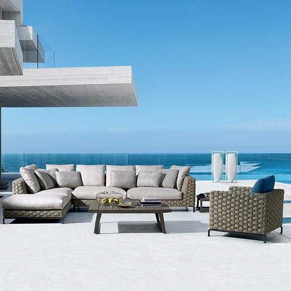 Outdoor Furniture Braided & Rope Sofa - Maral