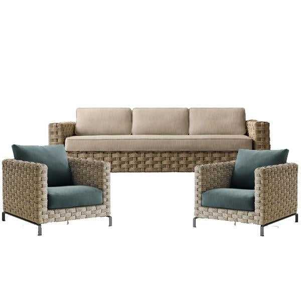 Outdoor Furniture Braided & Rope Sofa - Maral