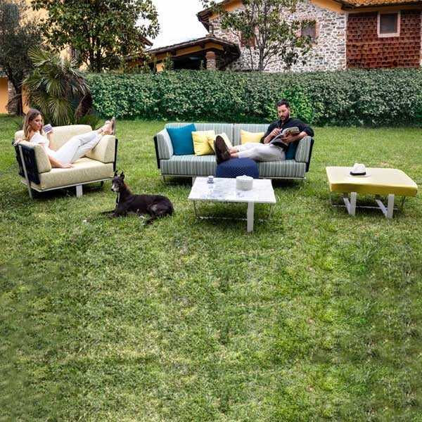 Outdoor Furniture Braided & Rope Sofa - Viareggio