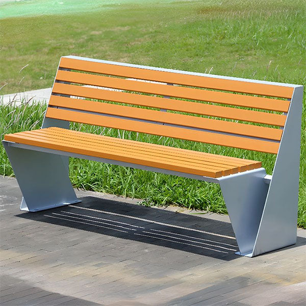 Cast Alluminum Outdoor Furniture -Garden Bench - Slant
