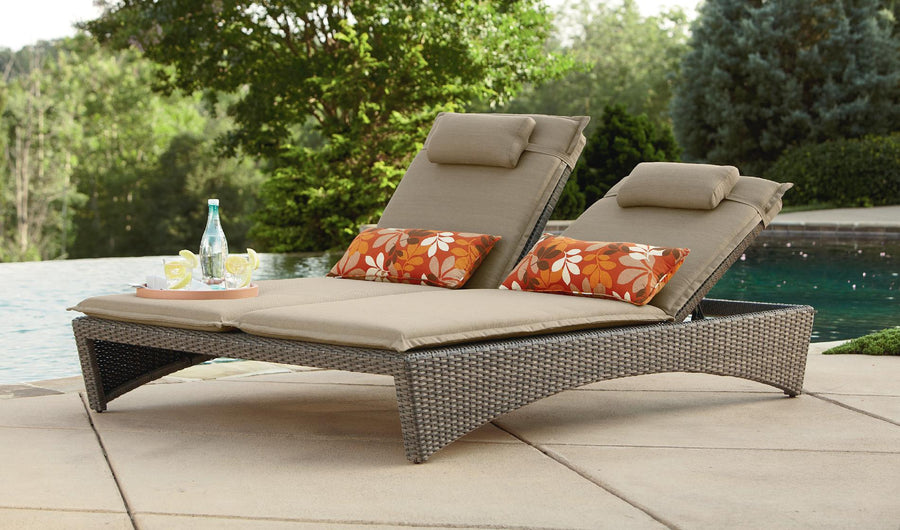 Outdoor Wicker Sun Lounger - Tropic