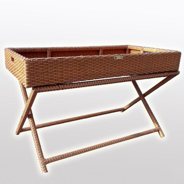 Outdoor Wicker Tray Western