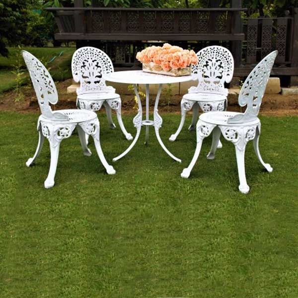 Cast Alluminum Outdoor Furniture - Garden Set - Clairvo