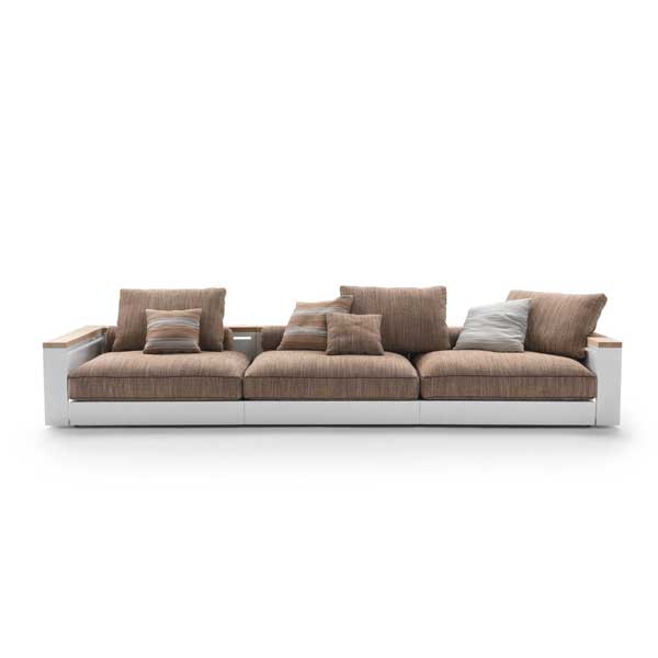 Outdoor Wood & Aluminum - Sofa Set - Freeport