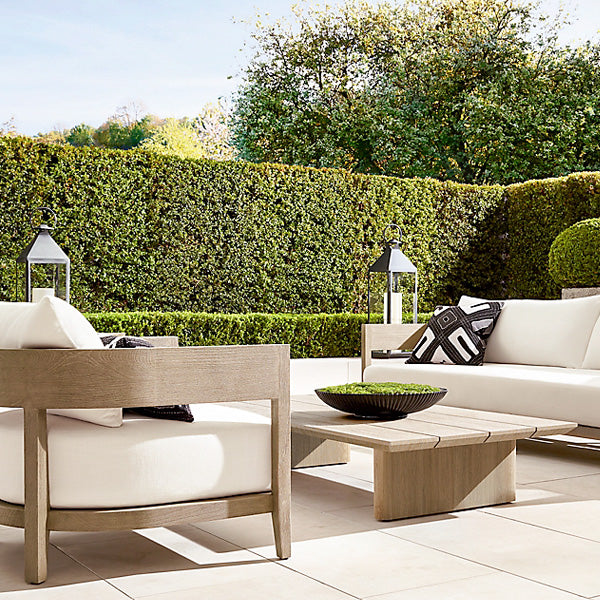 Outdoor Wood - Sofa Set - Oak