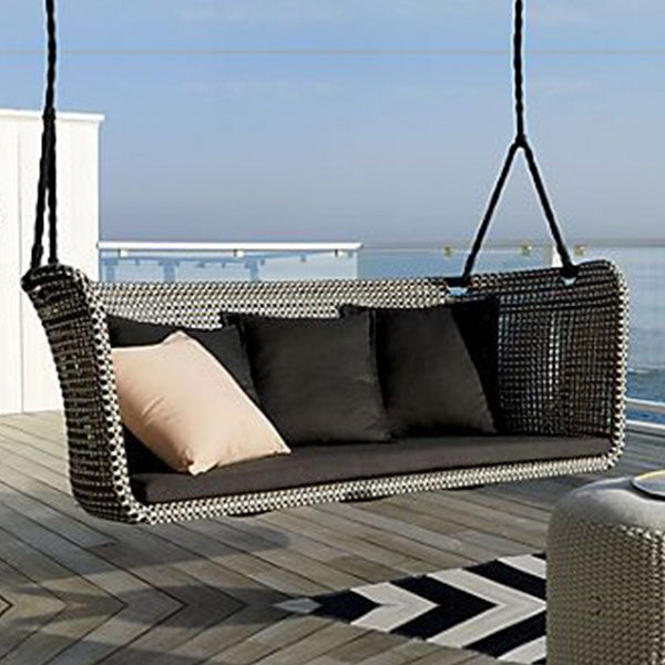 Outdoor  Wicker Swing - oscillation